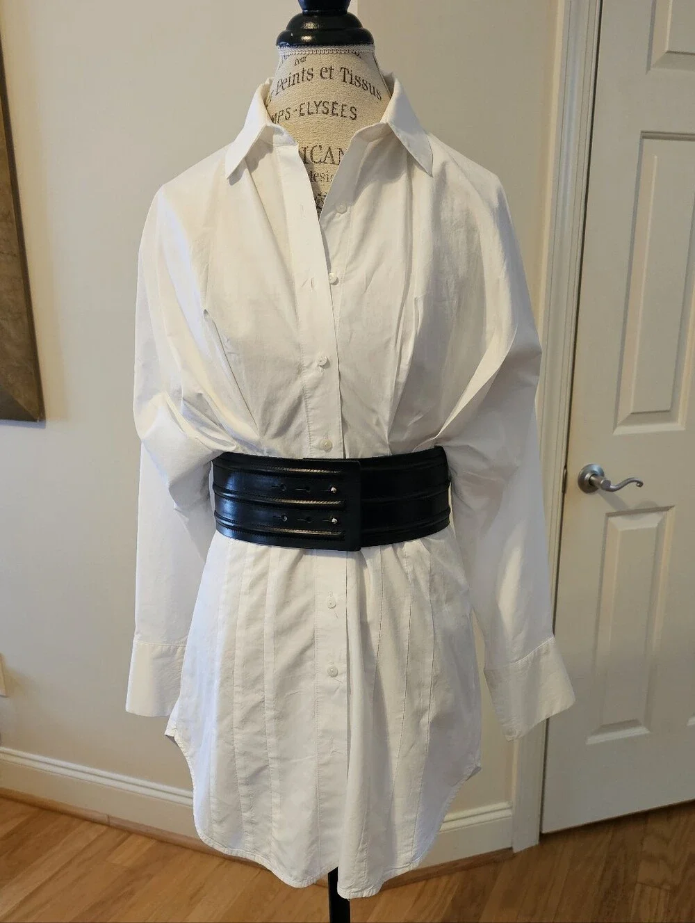 IRO Wide Leather Waist Belt Retail $350 Small-ralph lauren-below the belt